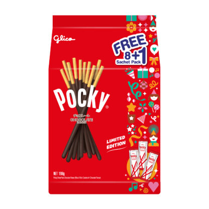 Limited Edition Glico Pocky Chocolate Share Pack 8+1