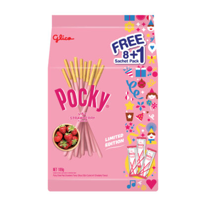 Limited Edition Glico Pocky Strawberry Share Pack 8+1