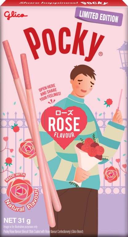 Limited Edition Glico Pocky Rose
